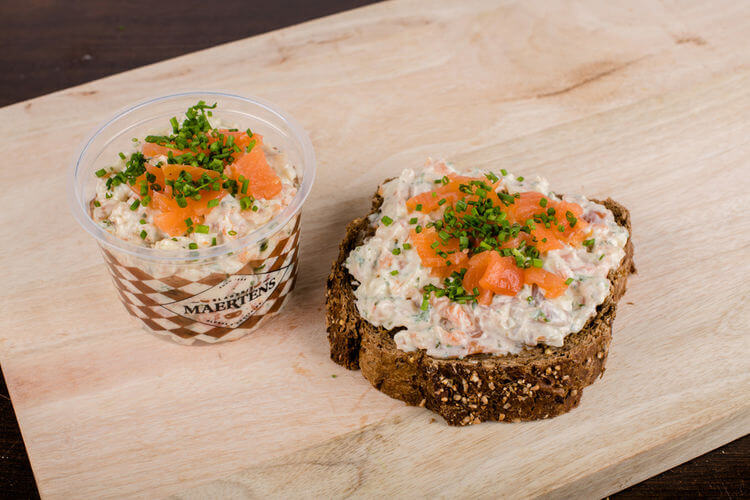 Tartaar van gerookte zalm